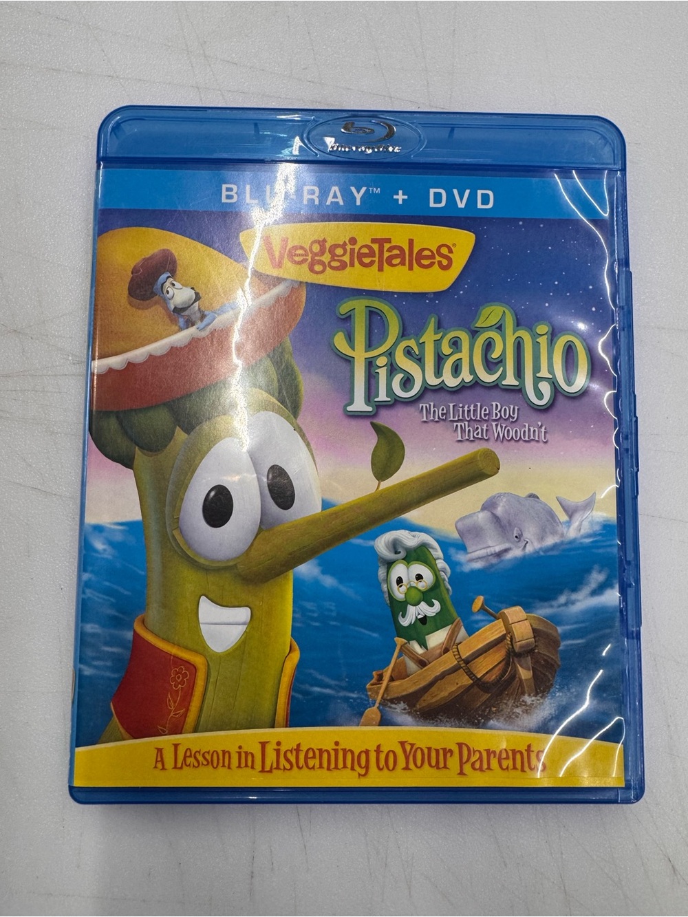 VeggieTales Pistachio The Little Boy That Woodn't DVD Family Movie Tested